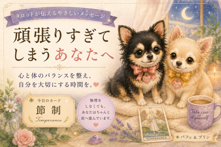 頑張りすぎてしまうあなたへ｜タロットが伝えるやさしいメッセージ